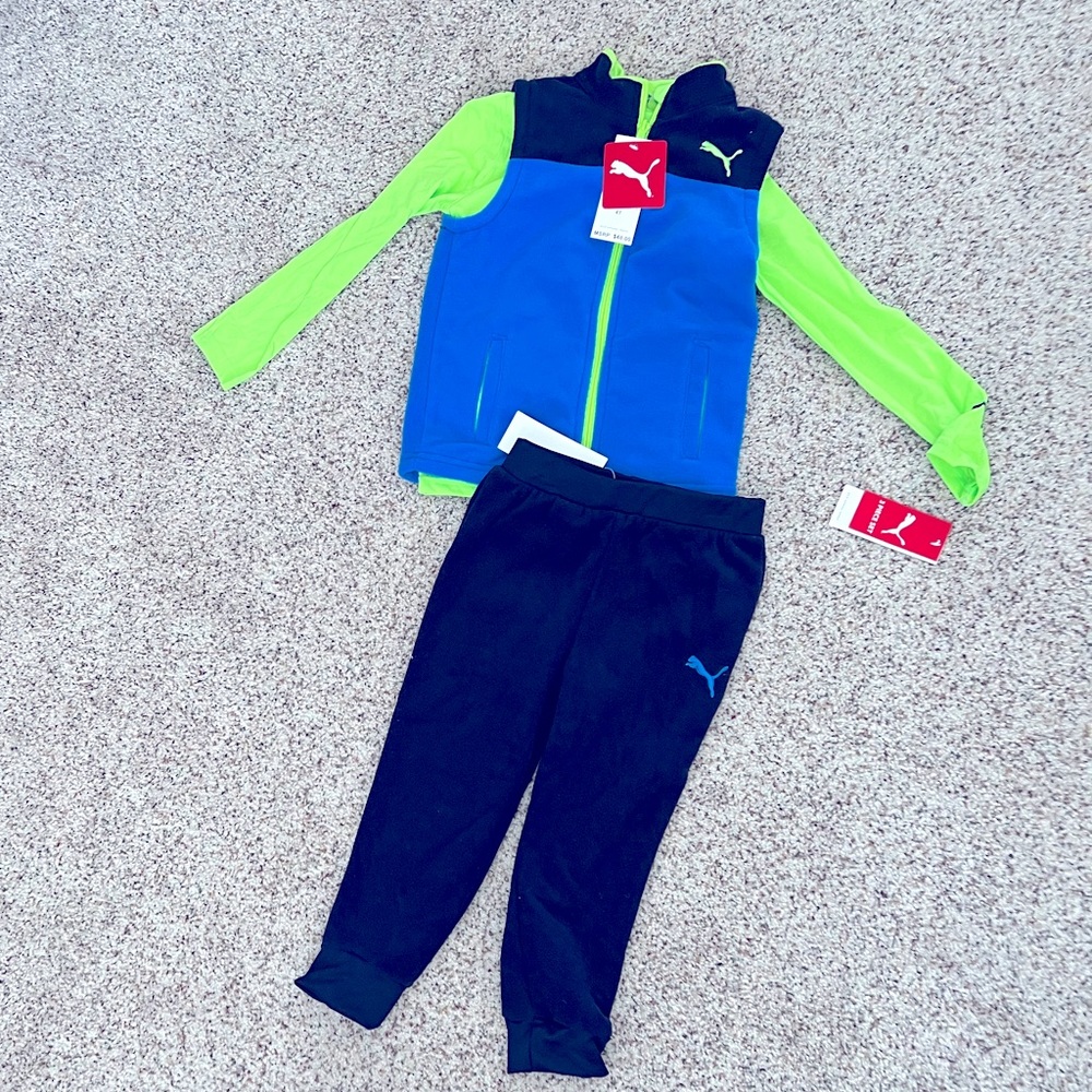 NEW PUMA BOYS MATCHING SWEATSUIT